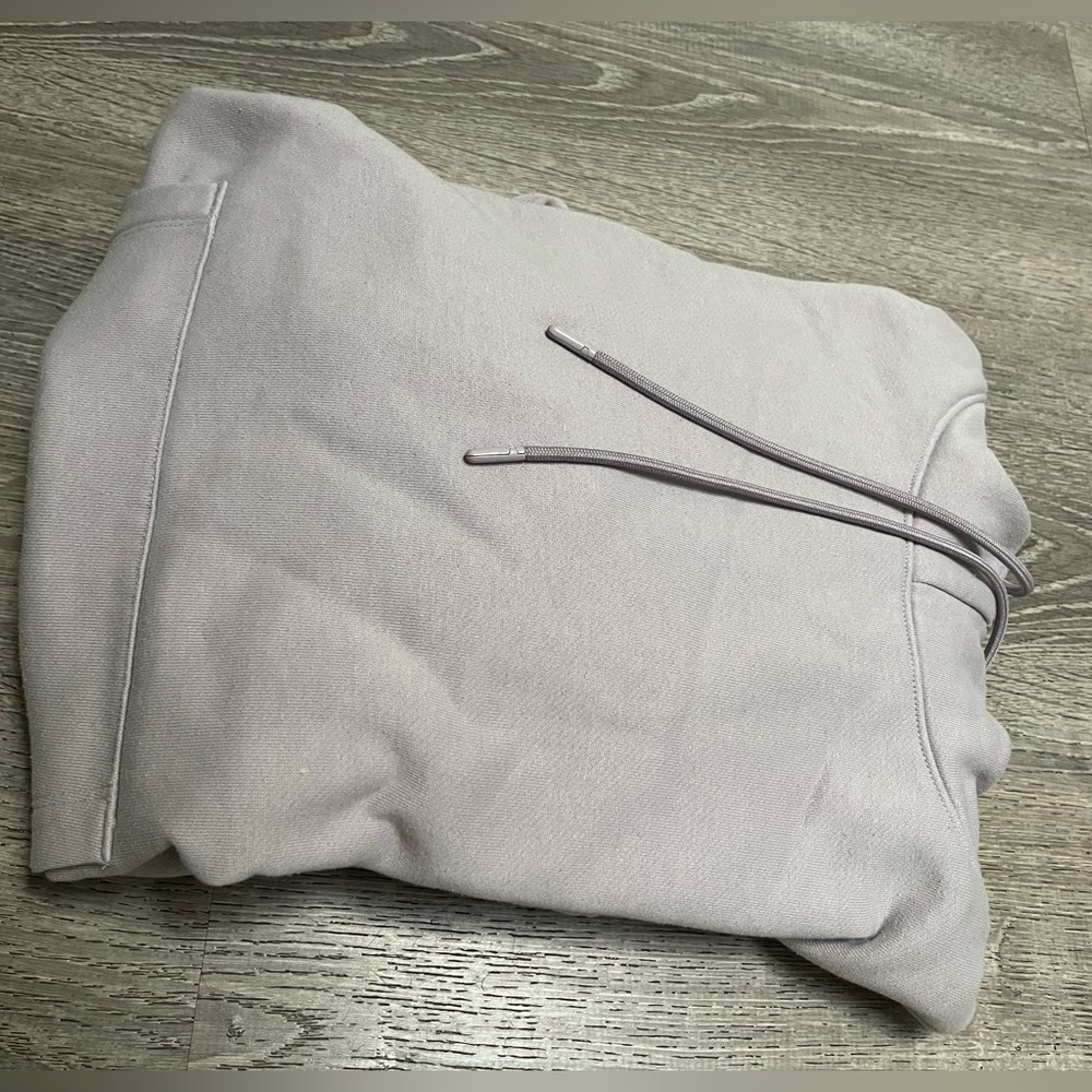 Alo Yoga exercise running Light Gray Hoodie cotton sweater
